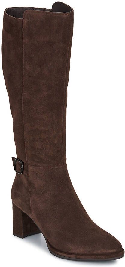 UNISA Hoge Laarzen Dames Lebrun Maat: 38 Materiaal: Suède Kleur: Bruin - Foto 6