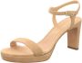 Bruin Tinten Soro Sandalen Dames Beige - Thumbnail 4