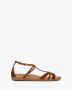 Unisa Flat Sandals Brown Dames - Thumbnail 2
