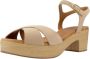 Unisa Hoge hak sandalen met bandjes Brown Dames - Thumbnail 3