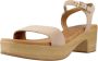 Unisa High Heel Sandals Beige Dames - Thumbnail 3