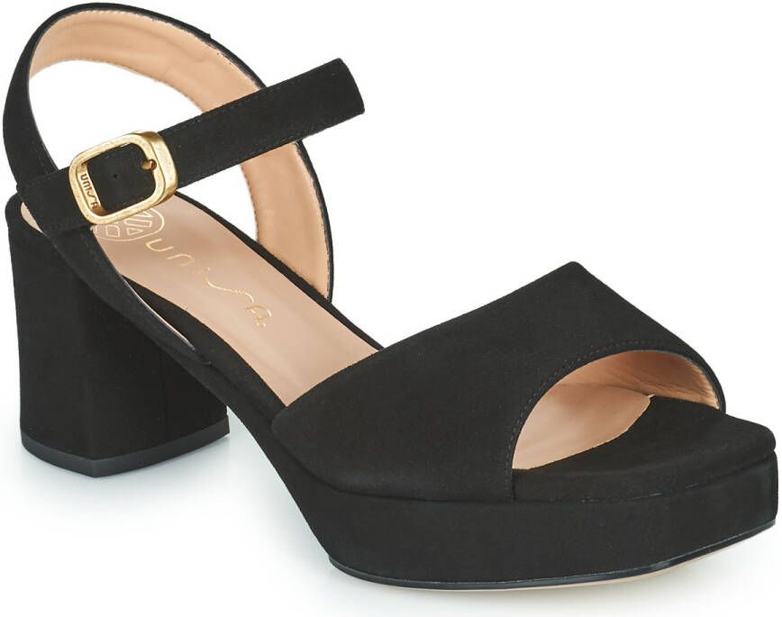 Unisa Ney Sandalen Dames Zwart