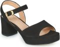 Unisa Ney Sandalen Dames Zwart - Zwart
