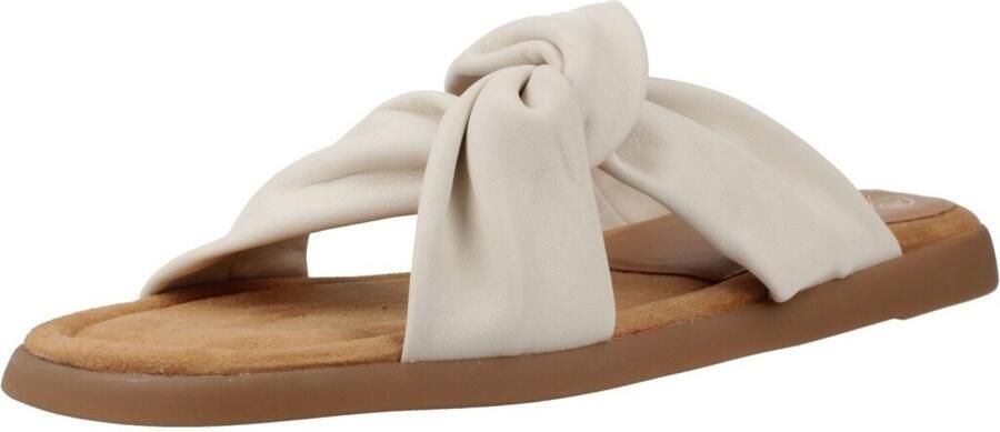UNISA Teenslippers Dames Camby Maat: 42 Materiaal: Leer Kleur: Beige - Foto 6