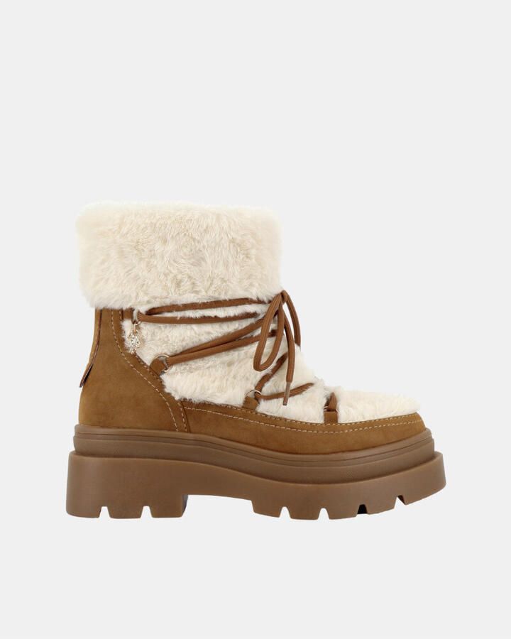 US POLO ASSN. Veterlaarsjes 'Shona' beige camel