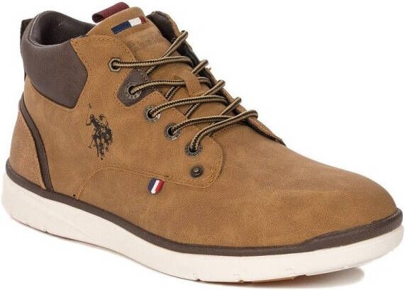 U.s. Polo Assn. Heren Tan Veterschoenen Polacchino Yellow Heren - Foto 2