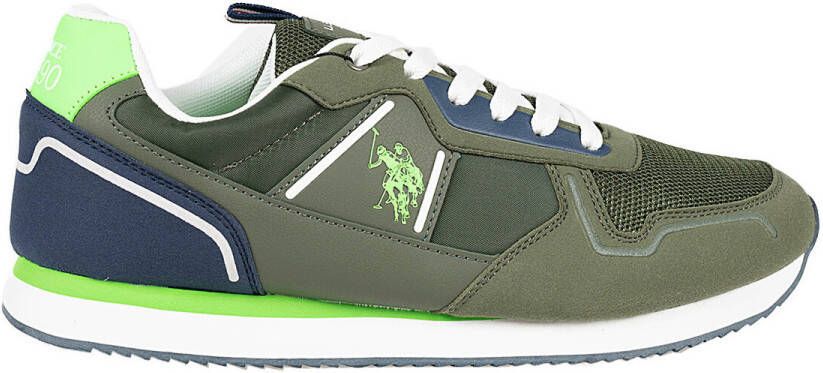 U.s. Polo Assn. Dynamische Groene Sneakers met Iconische Details Green Heren - Foto 5
