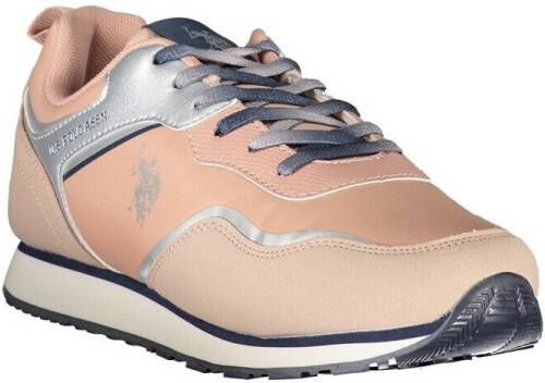 U.s. Polo Assn. Rosa Polyester Sneaker met Sportieve Details Pink Dames - Foto 4