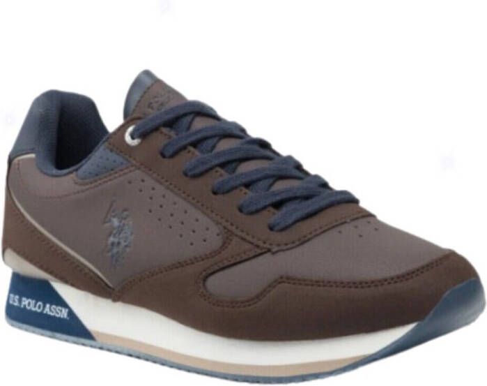 U.s. Polo Assn. Sneakers Nobil003M_Ayh1 Bruin Heren - Foto 2