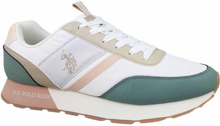 U.s. Polo Assn. White Nylon Sneaker Blauw Dames - Foto 2