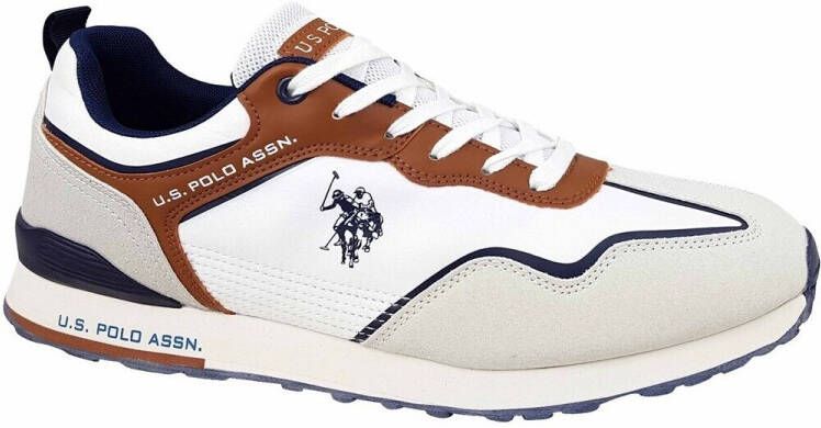 US Polo Assn U.S. Polo Assn. Tabry 002 Heren Sneakers Schoenen WHI-CUO01 - Foto 3