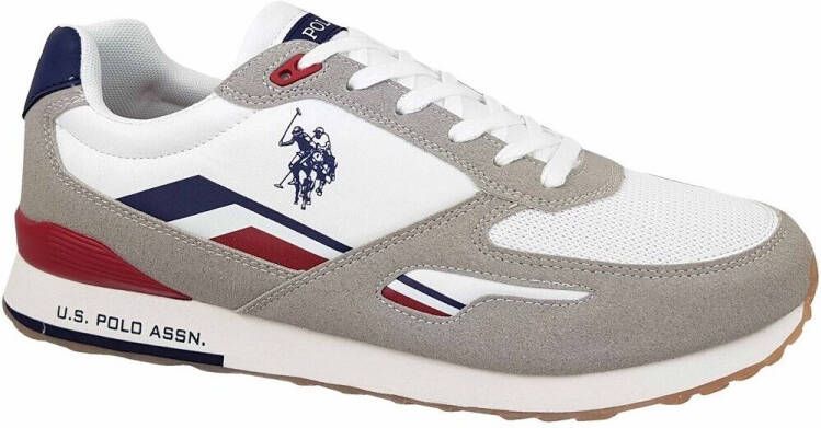US Polo Assn U.S. POLO ASSN. Tabry 003 Heren Sneakers Schoenen Wit TABRY003-WHI - Foto 4