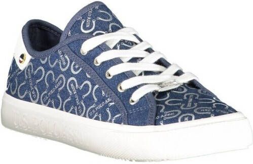 U.s. Polo Assn. Blauwe Sportieve Veterschoenen met Contrastdetails Blue Dames - Foto 3