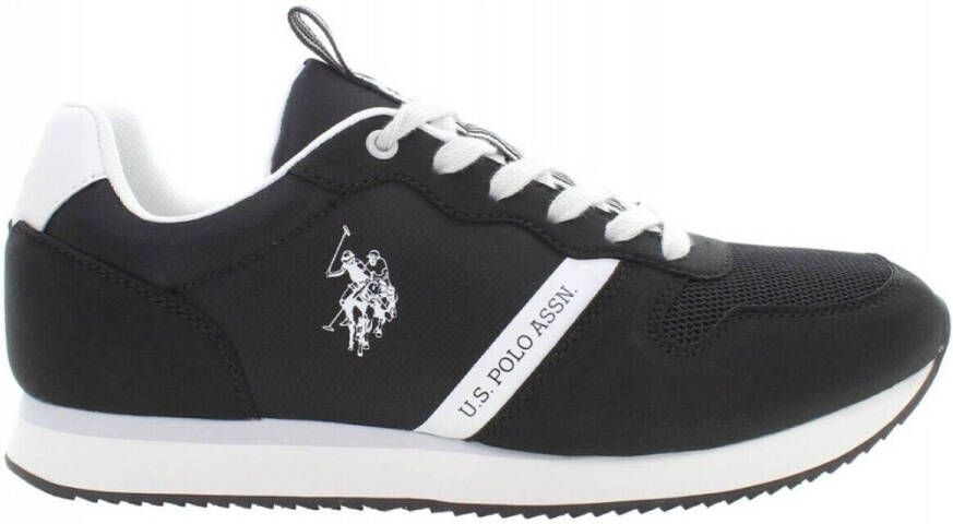 U.s. Polo Assn. Zwarte Sneakers voor Heren met Sportief Ontwerp Black Heren - Foto 3