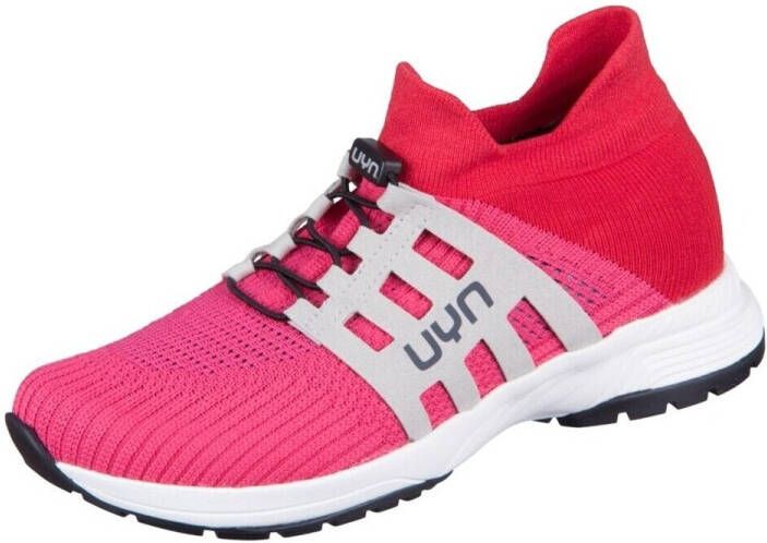 Uyn Lage Sneakers Nature Tune Pink Red Strick