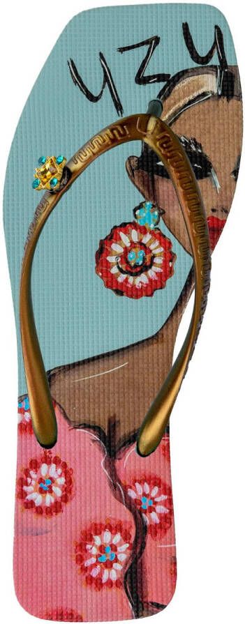 Uzurii Teenslippers Beach Printed Claudia