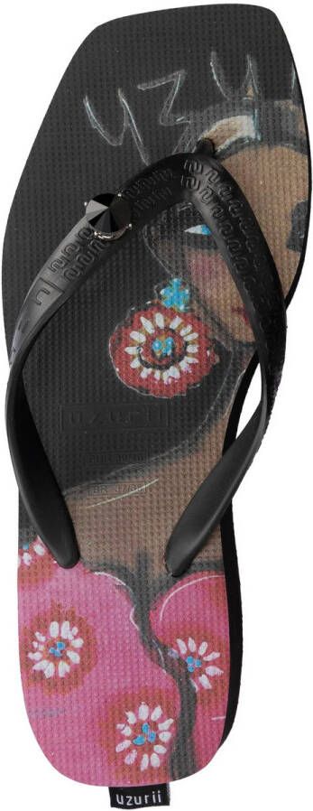 Uzurii Teenslippers Beach Printed Claudia Mid Heel