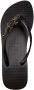 Uzurii Black Crocodile Switch High Heel Dames Slippers Black | Zwart | Black Crocodile Switch High Heel - Thumbnail 3