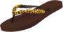 Uzurii Honey dames slippers Coffee - Thumbnail 2