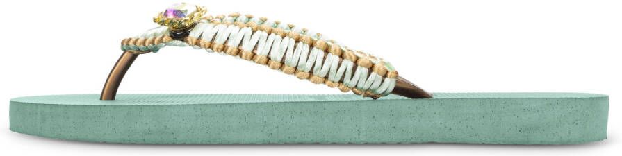 Uzurii Teenslippers Jade Macrame Switch