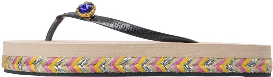 Uzurii Teenslippers Raffia Switch