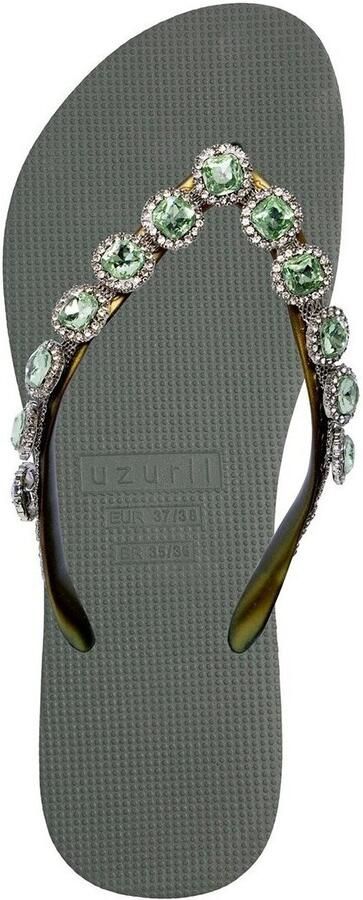 Uzurii Dames Teenslippers White Classic Blauw - Foto 5