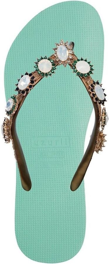Uzurii Pearl Monroe dames slippers Mint green - Foto 6