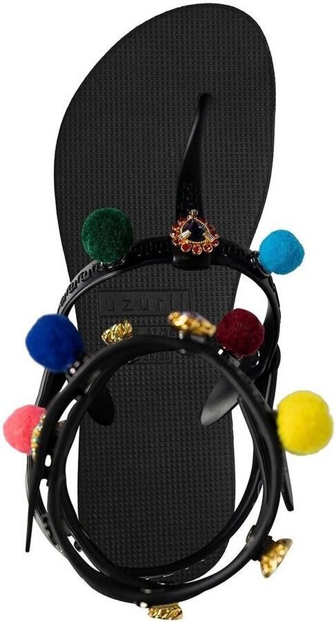 Uzurii Teenslippers Dames Zwart - Foto 2