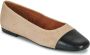 Vagabond Jolin safari black | ballerina van suède Beige Suede Ballerina&apos;s Dames - Thumbnail 4