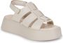 Vagabond Shoemakers Witte Courtney Leren Sandalen White Dames - Thumbnail 3