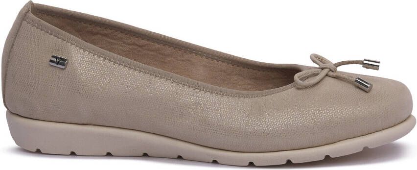 Valleverde Ballerina's BEIGE CAMOSCIO