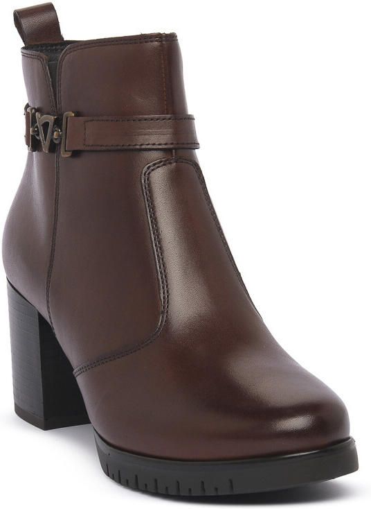 Valleverde Enkellaarzen MARRONE