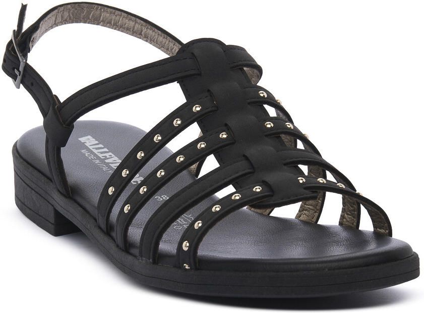 Valleverde Platte sandalen NERO