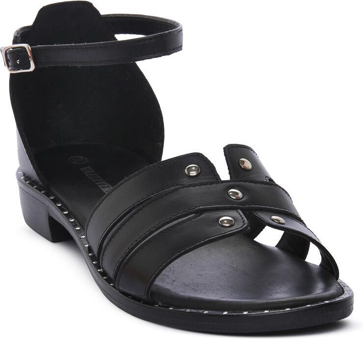 Valleverde Platte sandalen VIT NERO