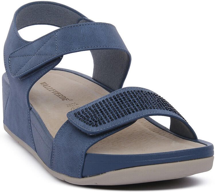 Valleverde Sandalen met sleehak JEANS