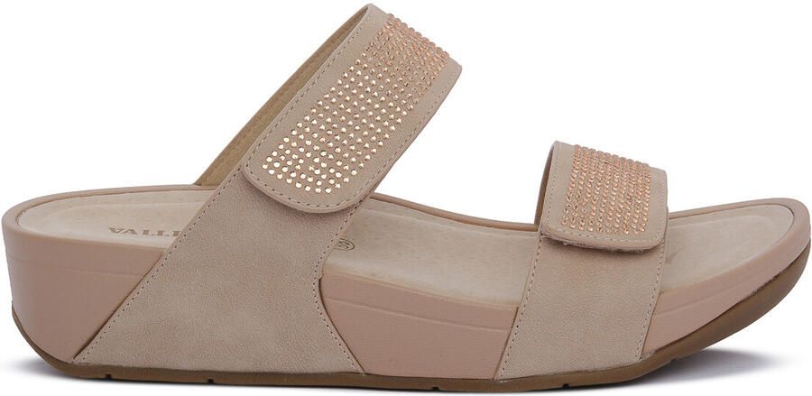 Valleverde Sandalen met sleehak PINK