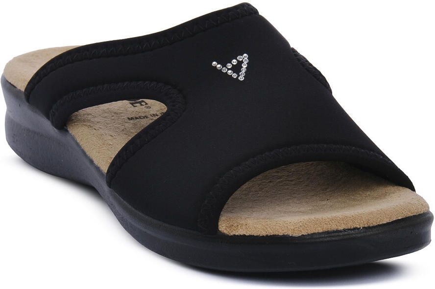 Valleverde Slippers NERO CIABATTA