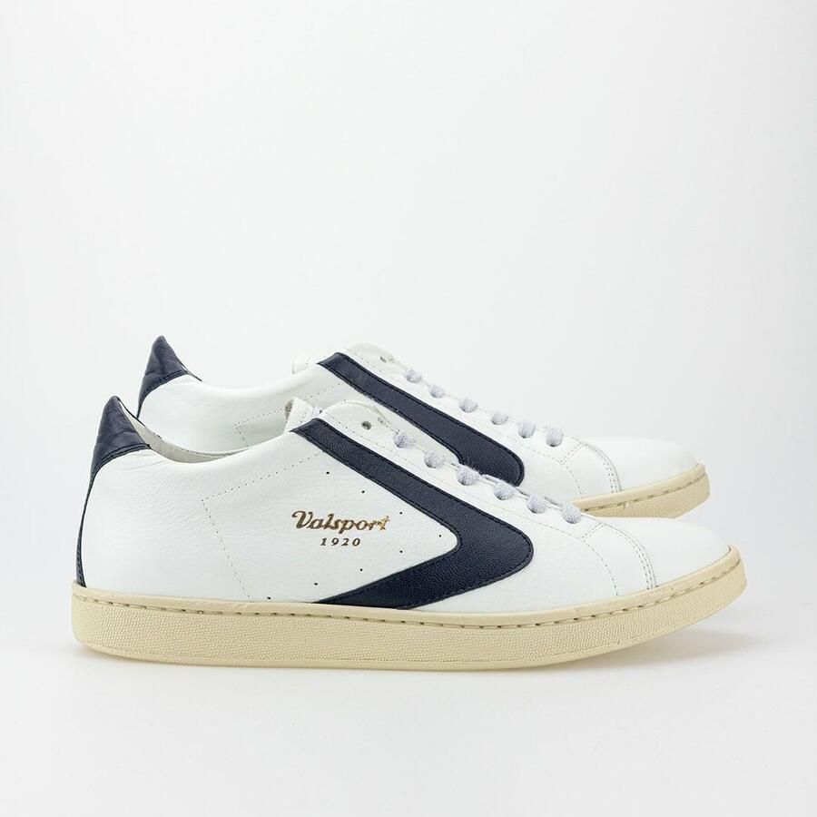 Valsport 1920 Heren Sneaker Tournament Classic-VT1237M Wit Blauw White Heren - Foto 3