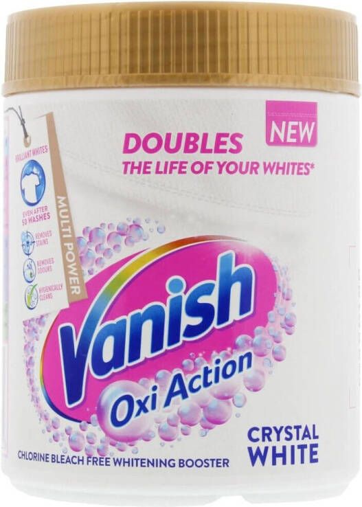 Vanish Schoenonderhoud Oxi Action Crystal White Vlekverwijderaar Poeder