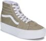 Vans Metalen Eyelet Stof Sneakers Green Dames - Thumbnail 1