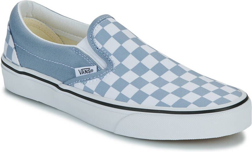 Vans Instappers Classic Slip-On COLOR THEORY CHECKERBOARD DUSTY BLUE