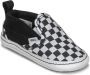 Vans Slip-On V sneakers zwart wit Textiel Ruit 16 - Thumbnail 5