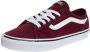 VANS Filmore Decon suède sneakers donkerrood wit - Thumbnail 3