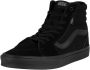 Vans Sk8-Hi Heren Schoenen Black Leer Textil 5 Foot Locker - Thumbnail 5