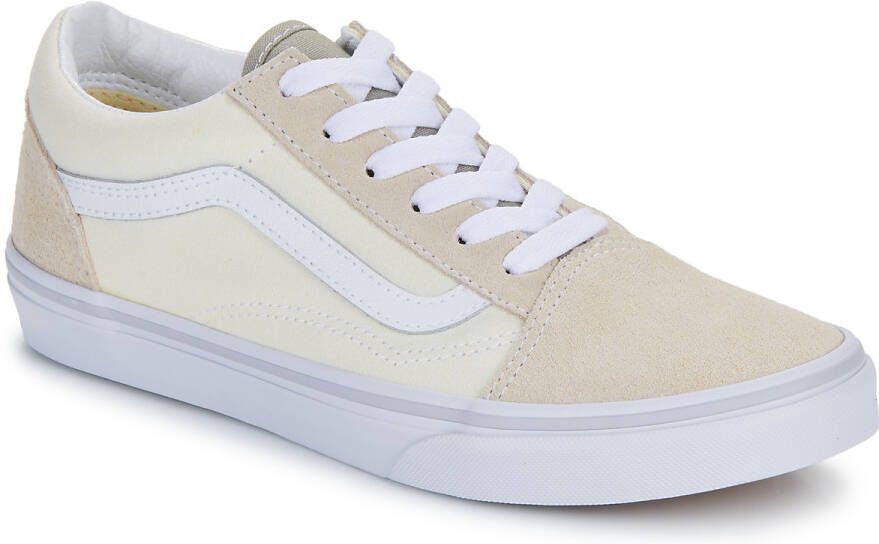 Vans Lage Sneakers JN Old Skool NATURAL BLOCK MULTI TRUE WHITE