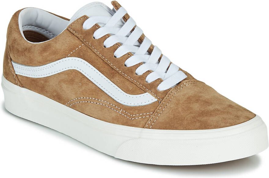 Vans Pig Suede UA Old Skool Sneakers bruin - Schoenen.nl