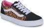 Vans Old Skool Leopard Pop Sneakers Zwart - Thumbnail 3