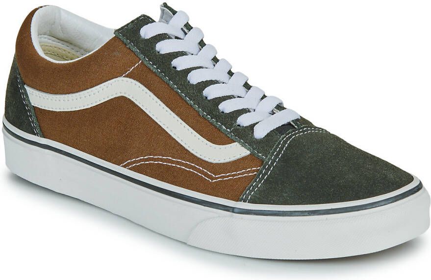 Vans Lage Sneakers Old Skool CANVAS SUEDE POP BROWN MULTI