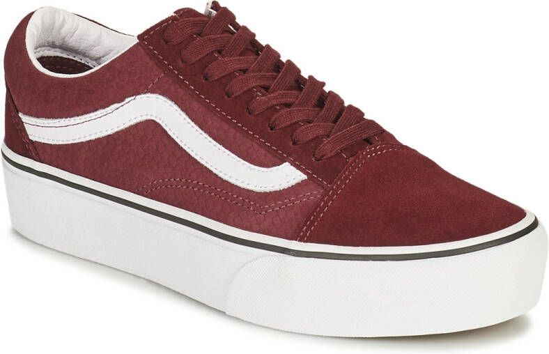 Vans Rode Lage Sneakers Ua Old Skool Platform - Schoenen.nl