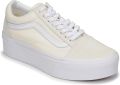 Vans Marshmallow Lage Sneaker met Platform Beige Dames - Beige